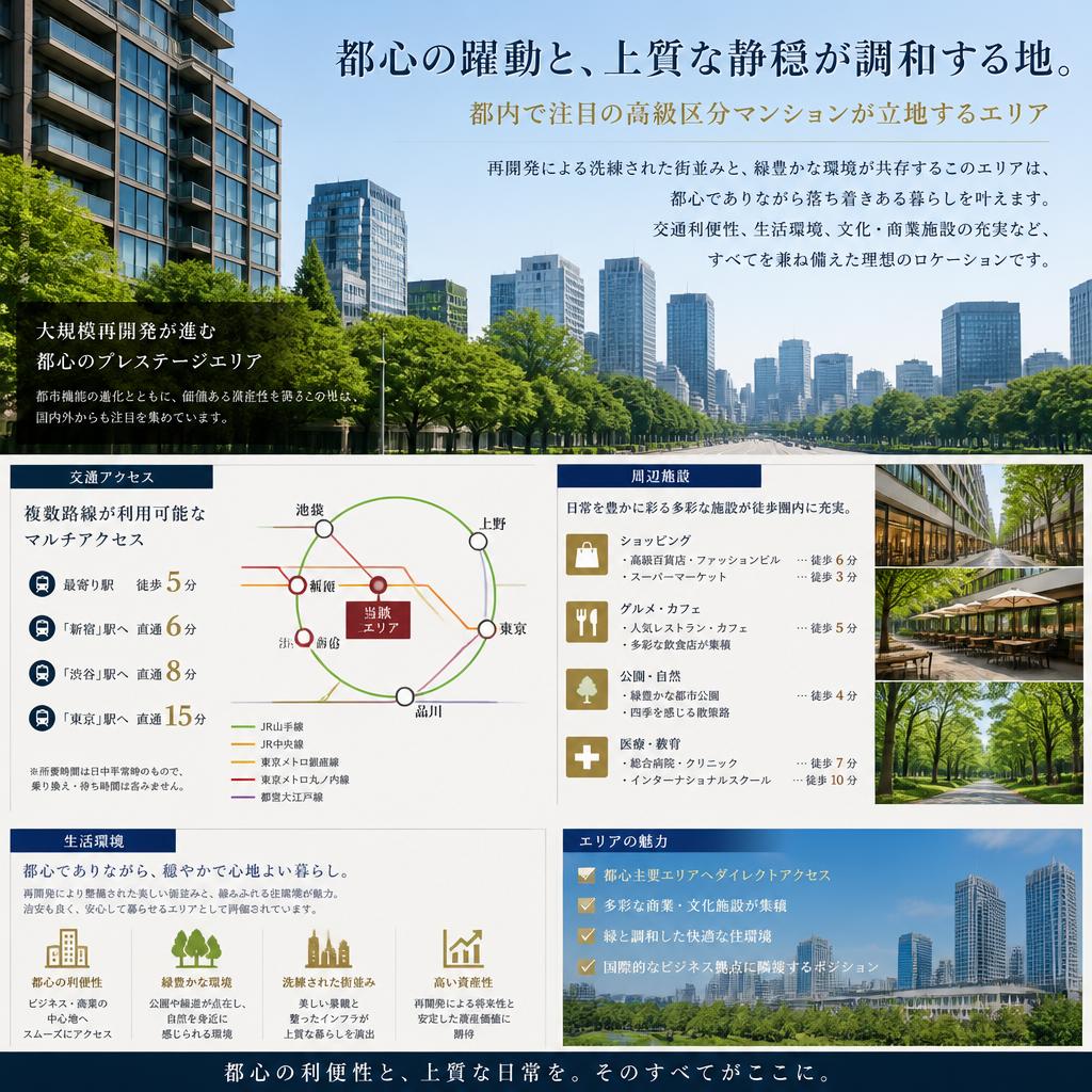 都内の人気エリア