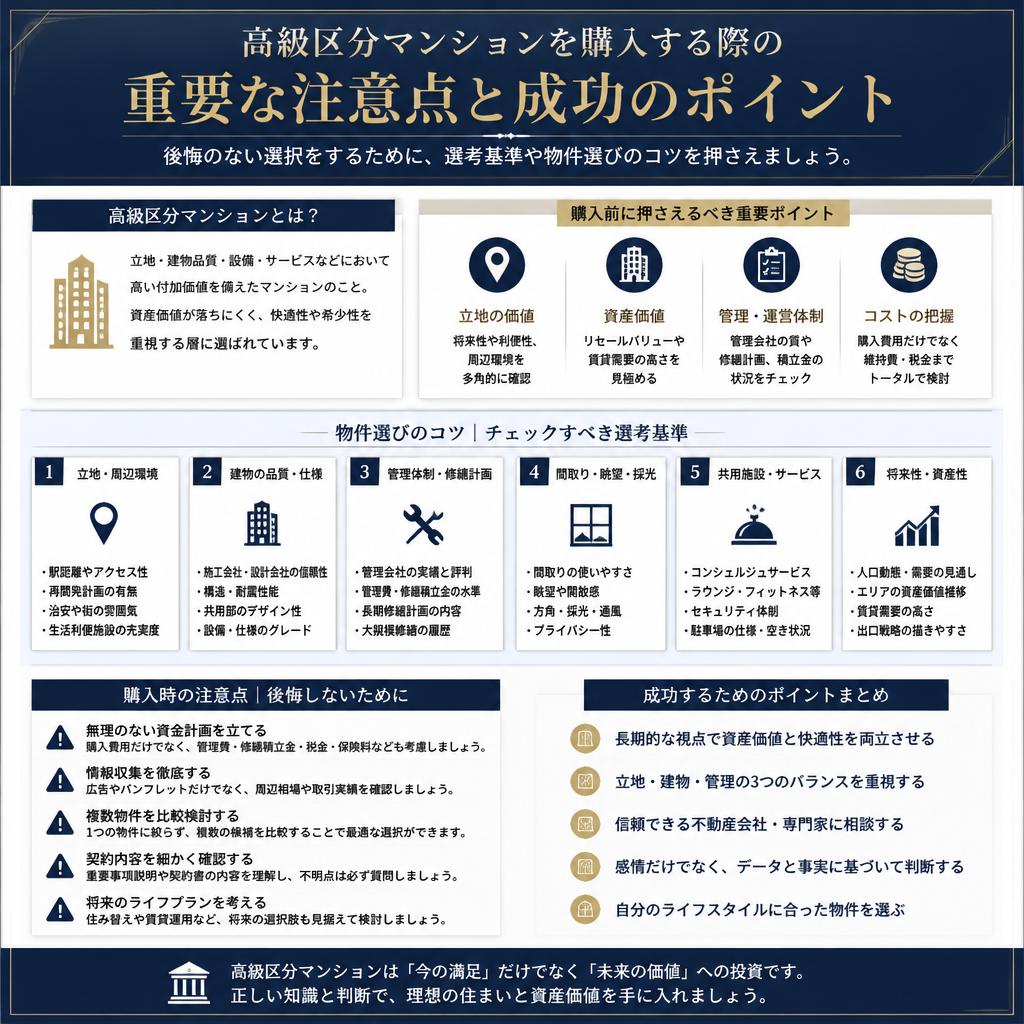 成功するマンション購入のポイント